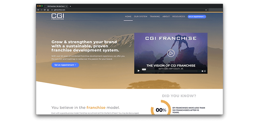 cgi-franchise-website